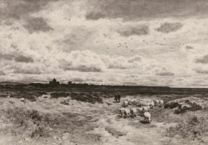 Dornoch, G Reidin, RSA:n mukaan (litografia). tekijältä English School
