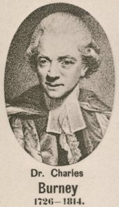 Tohtori Charles Burney (syväpaino) tekijältä English School