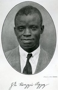 DR. James Emmanuel Kwegyir Aggrey (1875-1927) (valkoinen kuva)   Anababu tekijältä English School
