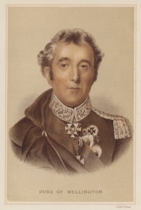 Duke of Wellington (väri litho) tekijältä English School