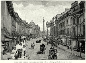 Earl Grey Street, Newcastle-on-Tyne (kaiverrus) (kaiverrus) tekijältä English School