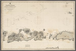 Itäinen saaristo, Lombokista Floresiin, mukaan lukien Paternosterin ja Postillonin saaret; alkaen … Batavian hallituksen tutkimuksista. [Admiralty Chart], Lontoo tekijältä English School