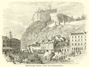 Edinburghin linna Grassmarketista tekijältä English School