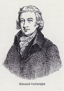 Edmund Cartwright, Englantilainen sähkökutomakoneen (litho) keksijä tekijältä English School