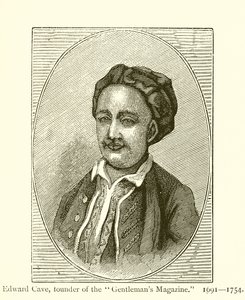 Edward Cave, Gentlemans-lehden perustaja tekijältä English School