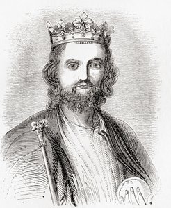 Edward II, eli Edward of Caernarfon, Vanhasta Englannista: A Pictorial Museum, julkaistu 1847 tekijältä English School