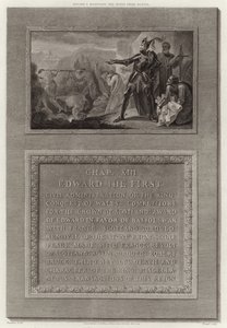 Edward I poistamassa kiven Sconesta tekijältä English School