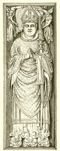 William of Wykehamin kuva hänen haudallaan Winchesterin katedraalissa
