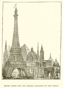 Eiffel-torni ja maailman korkeimmat rakennukset tekijältä English School