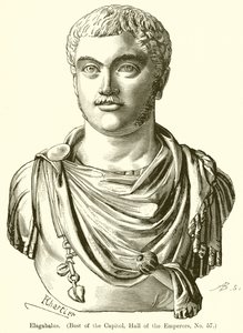 Elagabalus. (Kapitolin rintakuva, Keisareiden sali, nro 57)