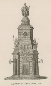 Elevation of Kings Cross, Lontoo, 1830 tekijältä English School