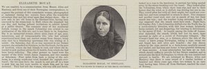 Elizabeth Mouat, Shetlandista, joka puhallettiin Norjaan Smack Columbinen (kaiverrus) tekijältä English School