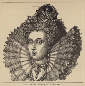 Elizabeth, Englannin kuningatar (kaiverrus) tekijältä English School