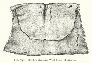 Elk-Skin Armour, Amerikan länsirannikko (litho) tekijältä English School