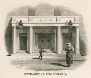 Sisäänkäynti The Strand of the Sans Pareil -teatteriin (Adelphi Theatre), Lontoo tekijältä English School