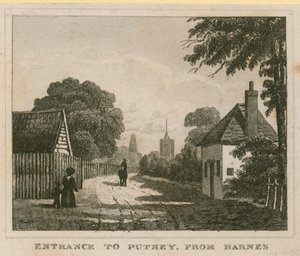 Sisäänkäynti Putneyyn Barnesista tekijältä English School