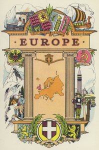 Eurooppa (väri litho) tekijältä English School