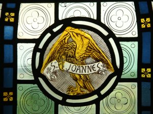 Evankelistan tunnus: Pyhä Johannes tekijältä English School
