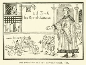 Pastori Edward Finchin pahat teot, 1641 tekijältä English School