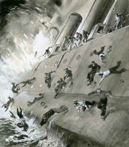 HMS Natalin räjähdys vuonna 1915 tekijältä English School