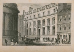 Lontoon ja Westminster Bankin ulkopuoli tekijältä English School