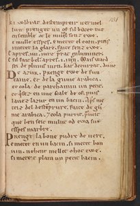 Otteita Henry of Huntingdonin Historia Anglorum -teoksesta, Cotton MS Titus D XXIV, f.131r (pergamentti). tekijältä English School