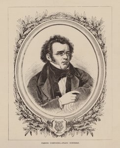 Kuuluisia säveltäjiä, Franz Schubert (kaiverrus) tekijältä English School