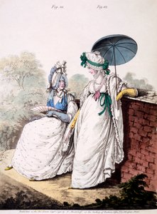 Fashion Plate of Ladies -aamumekko, 1796 tekijältä English School