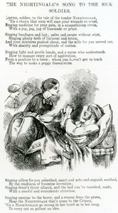 Florence Nightingale hoitamassa sairasta sotilasta Krimillä tekijältä English School