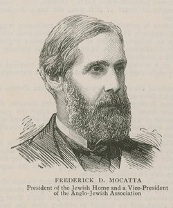 Frederick D Mocatta, Juutalaiskodin puheenjohtaja ja Anglo-Jewish Associationin varapuheenjohtaja tekijältä English School