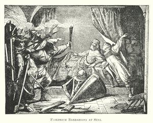 Friedrich Barbarossa Susassa (kaiverrus) tekijältä English School