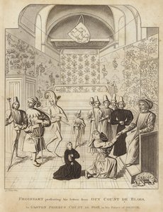 Froissart esittelee kirjeitään Guy Court de Blois