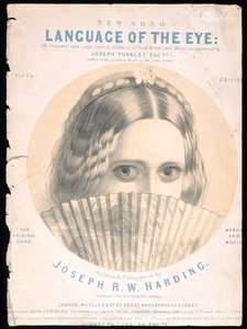 Joseph R. W. Hardingin säveltämän The Language of the Eye -teoksen partituurin etukansi tekijältä English School