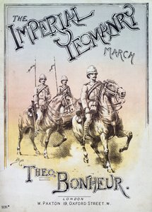 Theon Bonheurin The Imperial Yeomanry Marchin musiikkikappaleen etukansi tekijältä English School