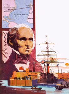 Täyttä höyryä eteenpäin, Atlantin matkustajalaivojen pioneeri Samuel Cunard tekijältä English School