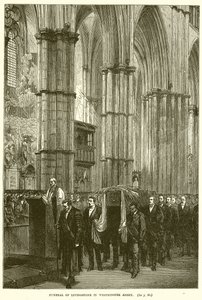 Livingstonen hautajaiset Westminster Abbeyssa tekijältä English School
