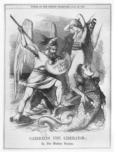 Garibaldi vapauttaja tai Moderni Perseus, Punchista tekijältä English School