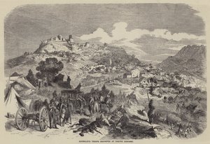 Garibaldin joukot Castro Giovannissa (kaiverrus) tekijältä English School