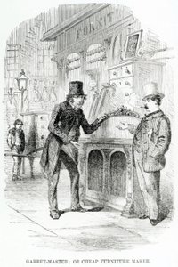 Garret-Master eli halpahuonekalujen valmistaja, n. 1840 tekijältä English School