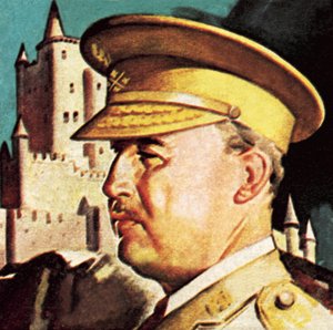 Kenraali Franco. Espanjan presidentti ja diktaattori. tekijältä English School