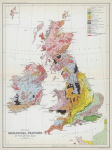 Brittein saarten yleiset geologiset piirteet (värilitro) tekijältä English School