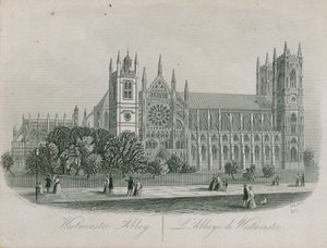 Yleiskuva Westminster Abbeystä tekijältä English School