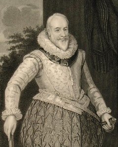 George Carew (1555-1629) Totnesin jaarli ja Cloptonin paroni Carew (kaiverrus) tekijältä English School