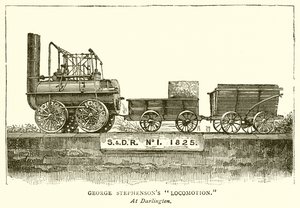 George Stephensons -liike. Darlingtonissa tekijältä English School