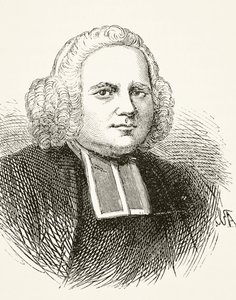George Whitefield, William Hickman Smith Aubreyn (1858-1916) teoksesta The National and Domestic History of England, julkaistu Lontoossa, noin 1890 tekijältä English School