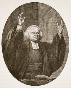 George Whitefield, kuvitus teoksesta The Church of England: A History for the People, H.D.M. Spence-Jones, pubi. n. 1910 (seepiavalokuva) tekijältä English School