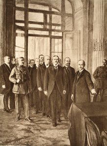 Saksalaiset poliitikot Versaillesin palatsissa, 1919 tekijältä English School