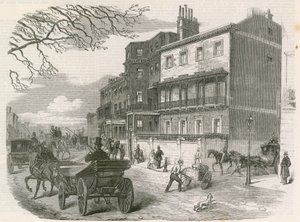 Gloucester House, Piccadilly, Lontoo, edesmenneen Gloucesterin herttuattaren asuinpaikka tekijältä English School