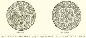 Edward III:n kultaaatelinen, 1344, Sluysin voiton muisto