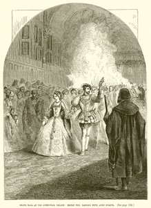 Grand Ball Old Greenwichin palatsissa: Henry VIII. tanssivat Anne Boleynin kanssa tekijältä English School
